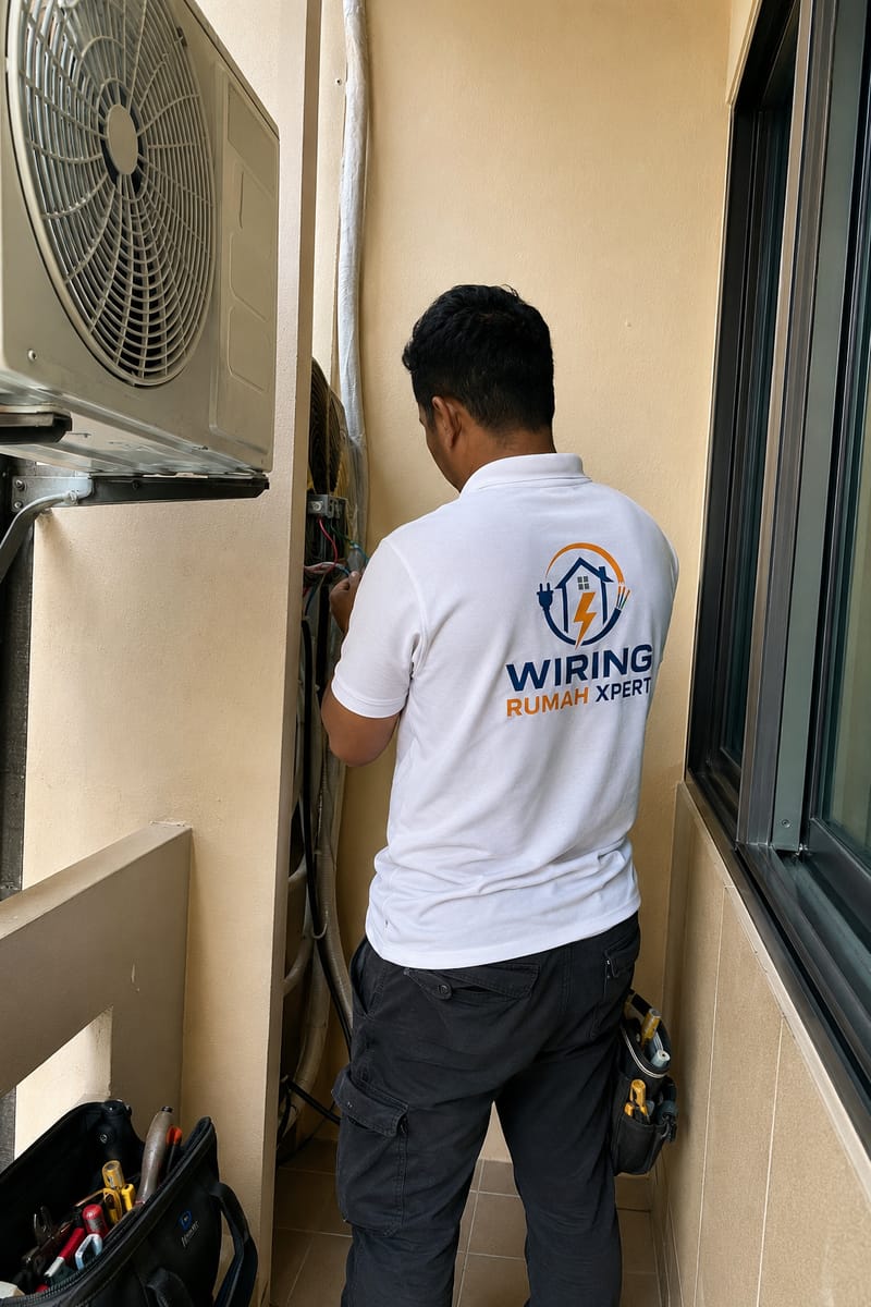 Pemasangan 4 Aircond Daikin Inverter Kondominium Mont Kiara - 3