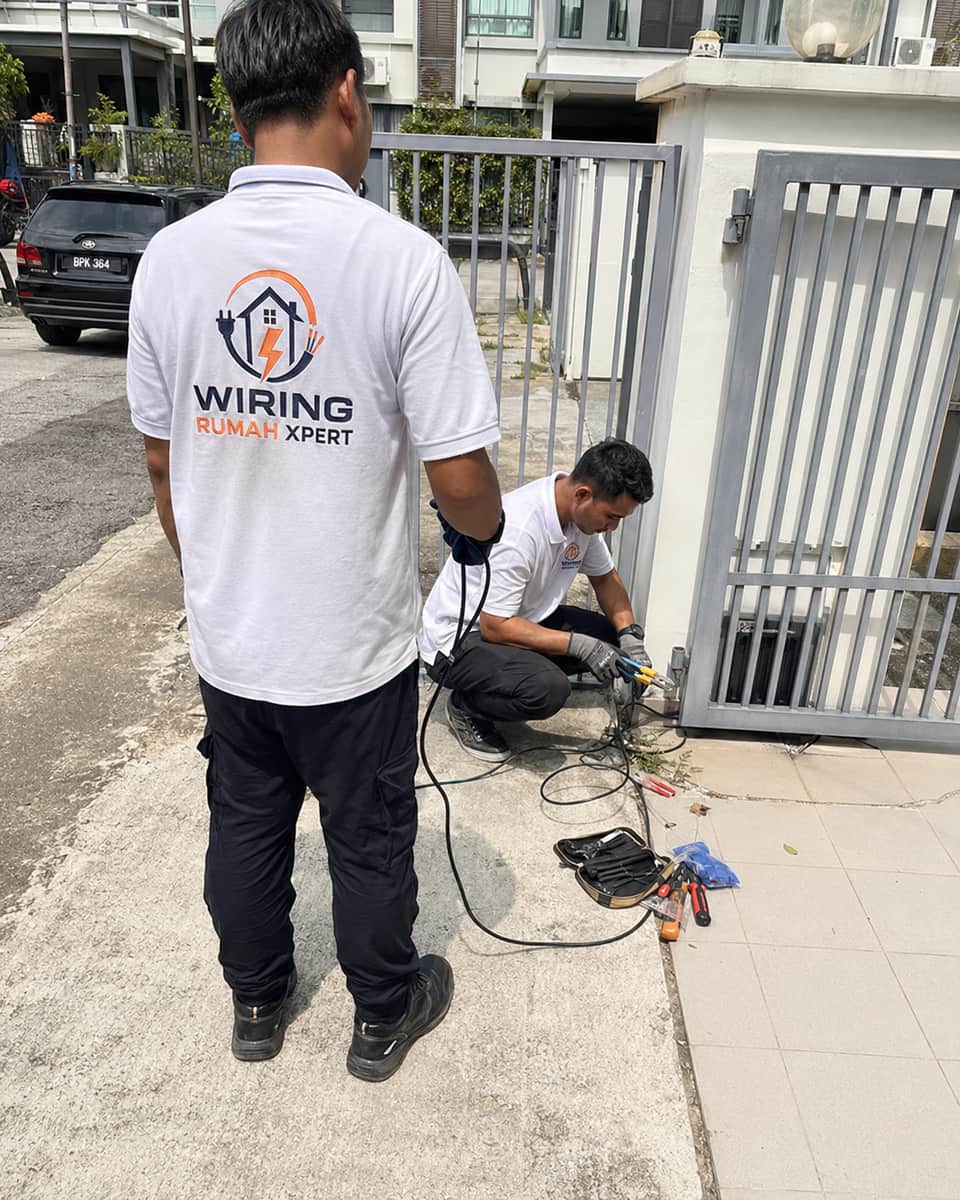Wiring auto gate rumah Kajang Saujana Impian