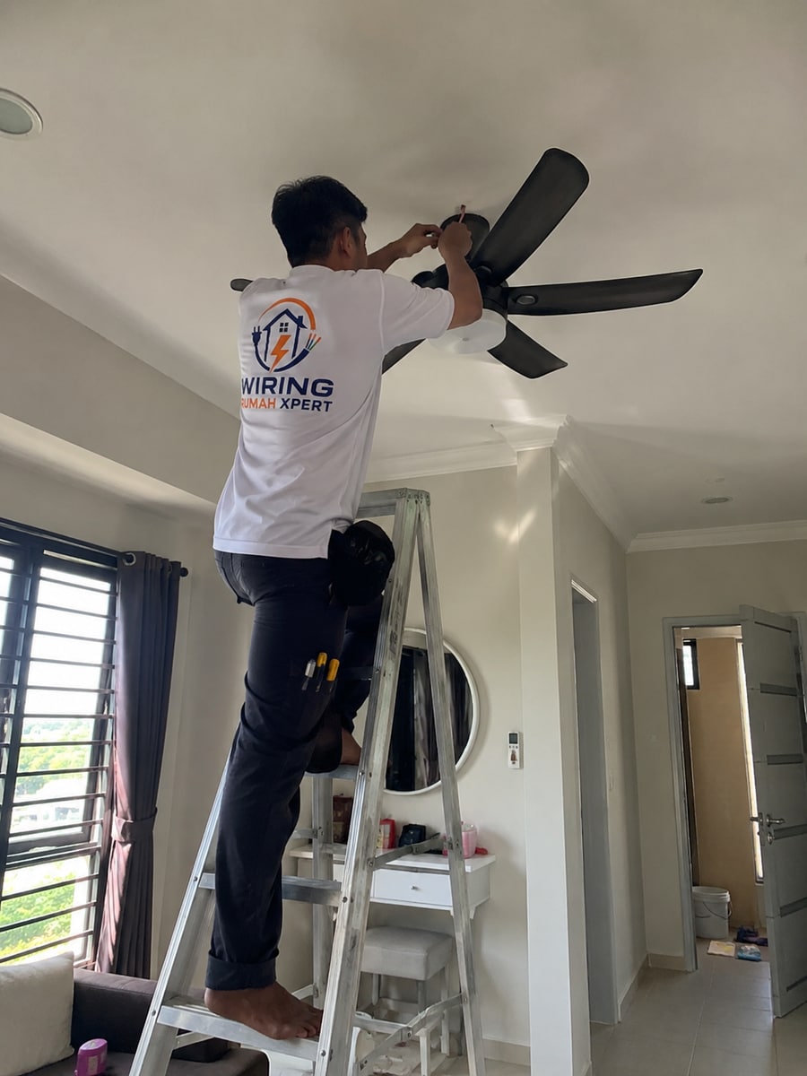 Pasang Kipas KDK Ruang Tamu di Kajang